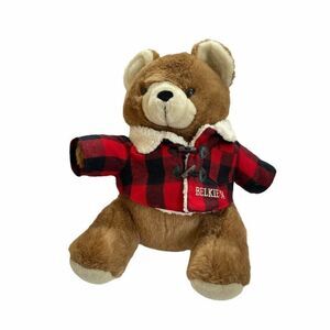 Vintage 1994 Belkie Bear in Buffalo Plaid Jacket